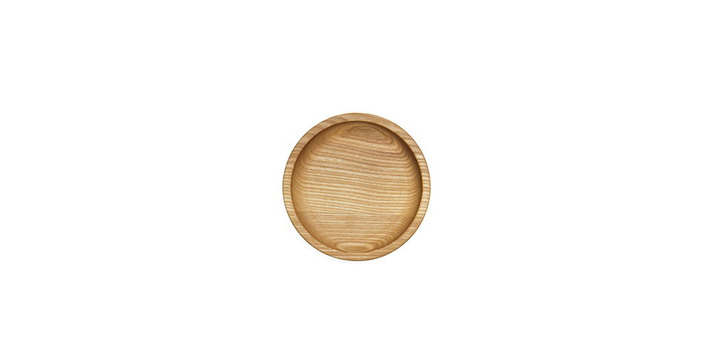 Деревянная тарелка блюдце Круг 12см