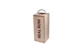 Дерев'яний ящик для алкоголю та подарунків